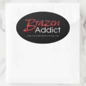 Brazen Addict Aufkleber - SCHWARZ (Tasche)
