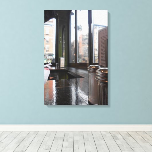 Brazen Fox Leinwanddruck (Insitu (Holzboden))