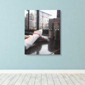 Brazen Fox Leinwanddruck (Insitu (Holzboden))