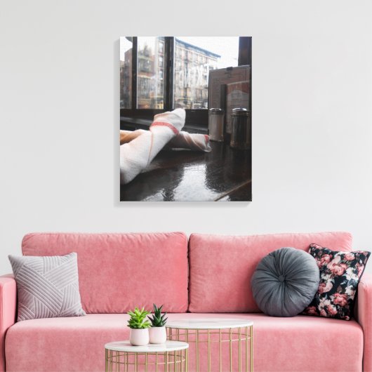 Brazen Fox Leinwanddruck (Insitu (Wohnzimmer))