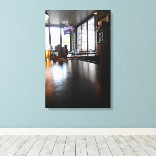 Brazen Fox Leinwanddruck (Insitu (Holzboden))