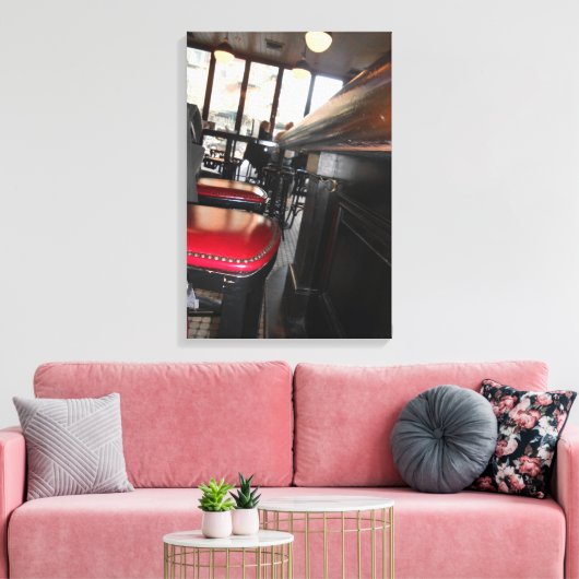 Brazen Fox Leinwanddruck (Insitu (Wohnzimmer))