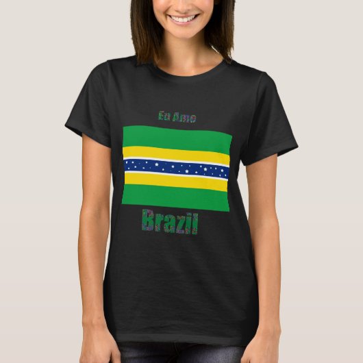 Brazi- I Liebe you T-shirtl- EU Amo Brazil Camiset T-Shirt (Vorderseite)