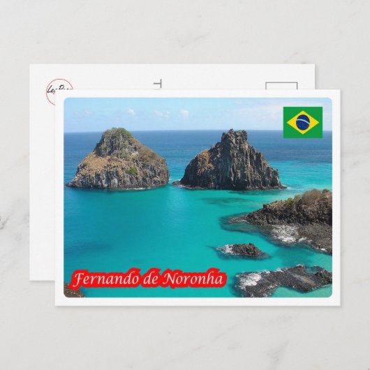 Brazil - Archipelago Fernando de Noronha - Postkarte (Vorne/Hinten)