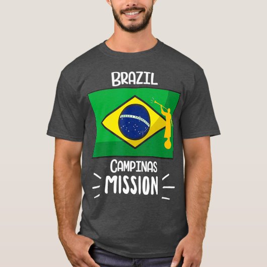 Brazil Canpinas Mormon LDS Mission Missionary T-Shirt (Vorderseite)