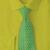 Brazil Flag Brick Pattern Krawatte