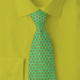 Brazil Flag Brick Pattern Krawatte