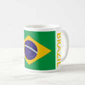 BRAZIL FLAG KAFFEETASSE (VorderseiteRechts)
