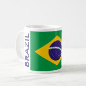 BRAZIL FLAG KAFFEETASSE (Vorderseite Links)