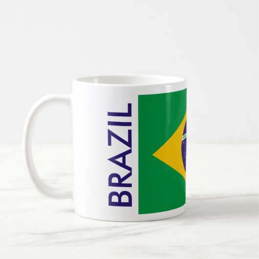 BRAZIL FLAG KAFFEETASSE (Links)