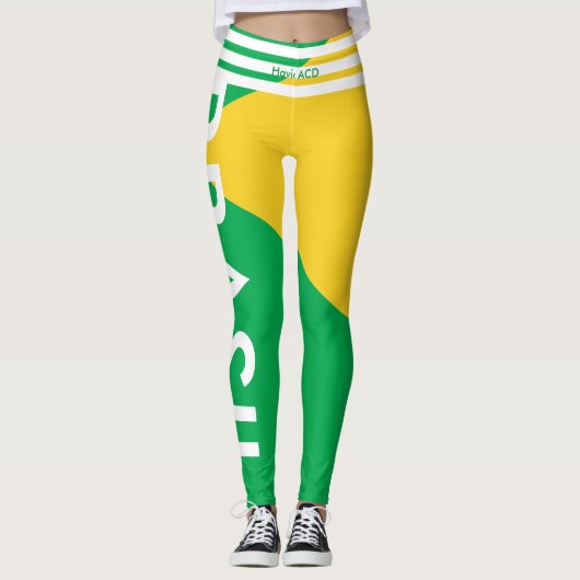 BRAZIL FLAG LEGGINGS HAVIC ACD (Vorderseite)
