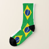 Brazil Flag Socken (Links - Außen)