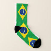 Brazil Flag Socken (Links - Innen)