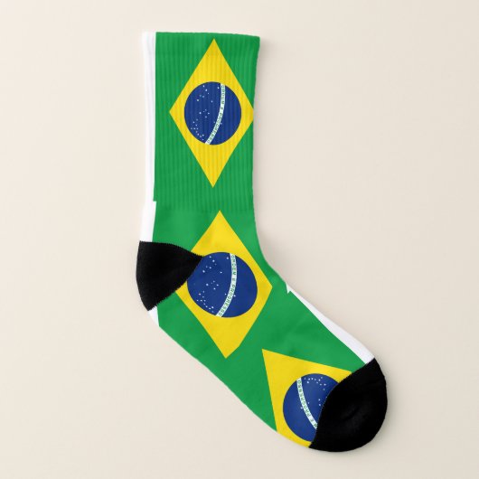 Brazil Flag Socken (Links - Innen)
