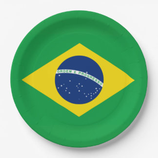 Brazil Flag World Cup 2026 Football Brasil Soccer Pappteller