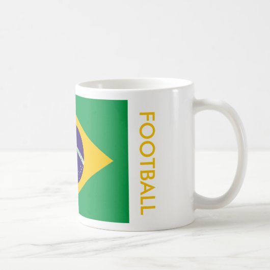 BRAZIL FOOTBALL KAFFEETASSE (Rechts)
