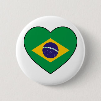Brazil Heart Soccer Button