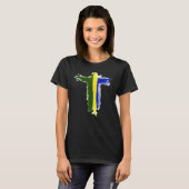 Brazil Jesus Statue Motif Cristo Redentor Rio de T-Shirt (Vorne ganz)