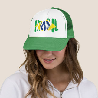 Brazil Logo – Foam Trucker Hat – World Cup 2026 Ed Truckerkappe