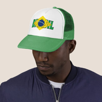 Brazil Logo – Foam Trucker Hat – World Cup 2026 Ed Truckerkappe