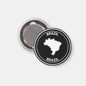 Brazil Magnet (Vorderseite/Rückseite)