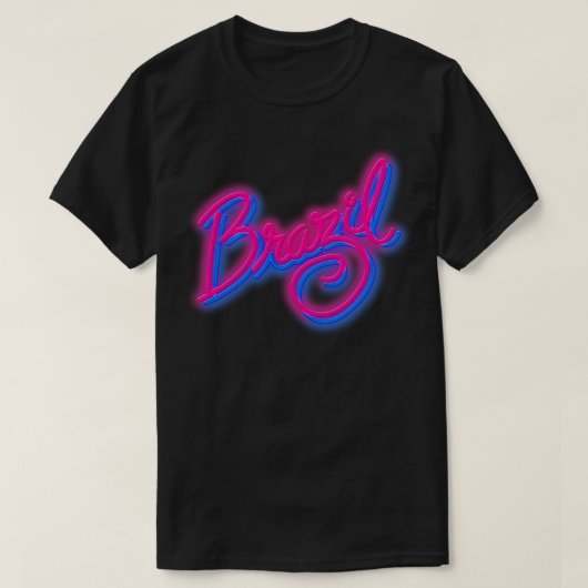 BRAZIL Neon 80er Cult Film T-Shirt (Design vorne)