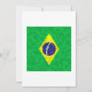 Brazil Oil Painting Drawing Dankeskarte