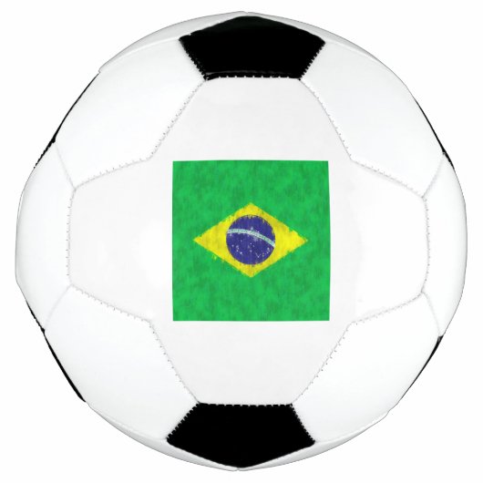 Brazil Oil Painting Drawing Fußball (Vorderseite)