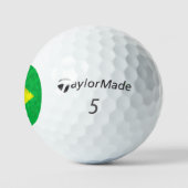 Brazil Oil Painting Drawing Golfball (Logo)