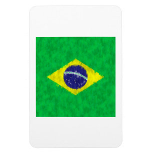 Brazil Oil Painting Drawing Magnet