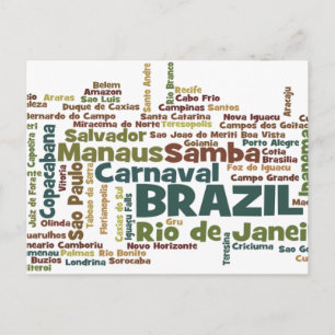 BRAZIL Postcard Postkarte