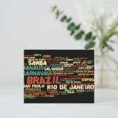 BRAZIL Postcard Postkarte (Stehend Vorderseite)