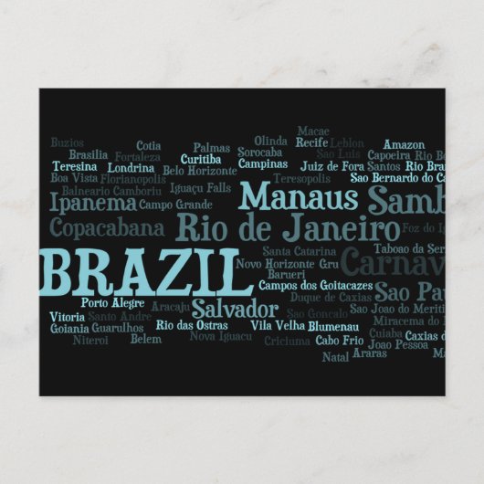 BRAZIL Postkarte (Vorderseite)