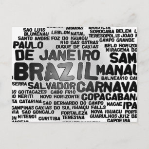 BRAZIL Postkarte