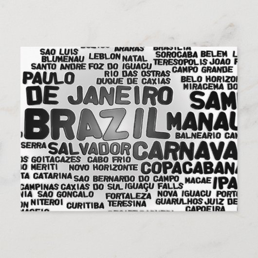 BRAZIL Postkarte (Vorderseite)