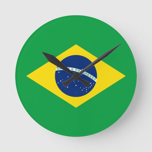 Brazil Runde Wanduhr (Vorderseite)