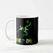 Brazil Soccer Brazilian Footll Player Brasileiro P Kaffeetasse (Links)