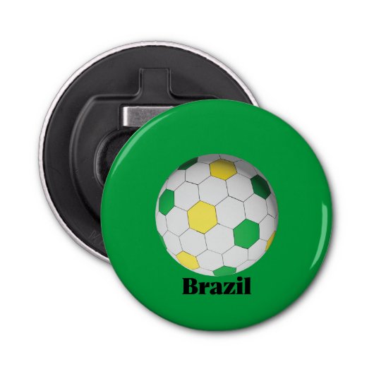 Brazil Soccer Flaschenöffner (Vorderseite)