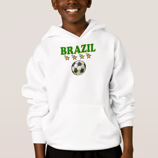 Brazil Soccer Hoodie (Vorderseite)
