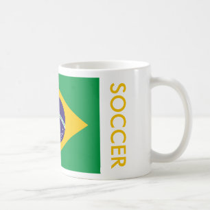 BRAZIL SOCCER KAFFEETASSE