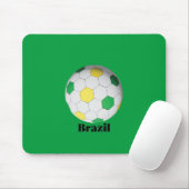 Brazil Soccer Mousepad (Mit Mouse)