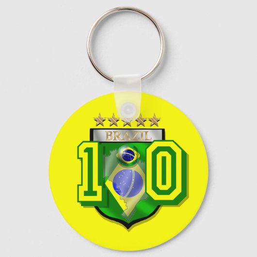 Brazil Soccer Schlüsselanhänger (Vorderseite)