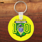 Brazil Soccer Schlüsselanhänger (Vorderseite)