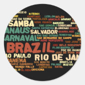 BRAZIL Sticker (Vorderseite)