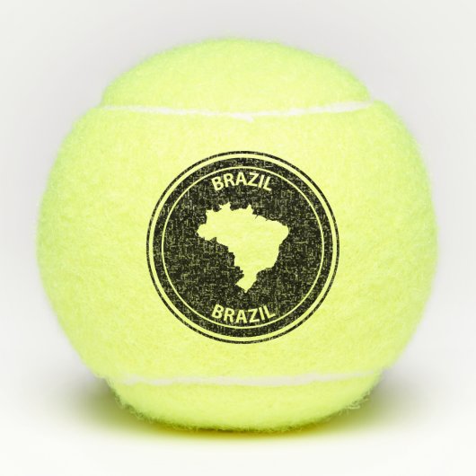 Brazil Tennisbälle (Vorderseite)