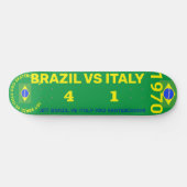 BRAZIL VS ITALIEN 8 1/4" Skateboarddecke Skateboard (Horizontal)