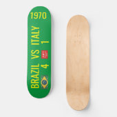 BRAZIL VS ITALY Skateboard (Vorderseite)