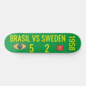BRAZIL VS SCHWEDEN Skateboard (Horizontal)