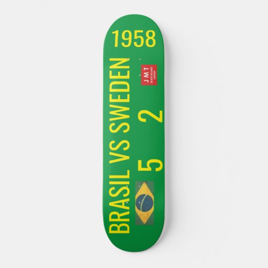 BRAZIL VS SCHWEDEN Skateboard (Vorderseite)