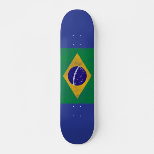 Brazile Vintager FlaggeSkateboard Skateboard (Vorne)